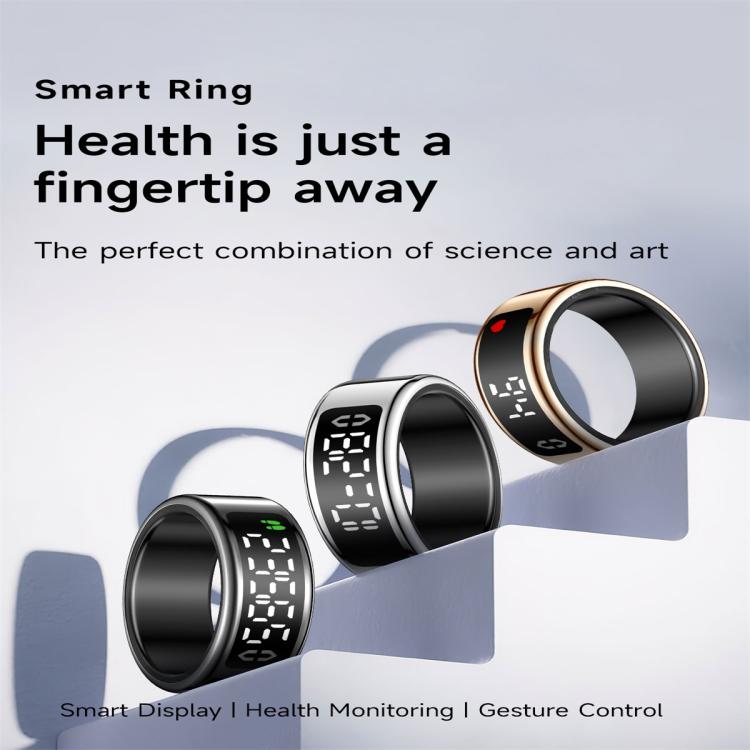 SY01 SIZE 12 Smart Ring, Support Heart Rate / Blood Oxygen / Sleep Monitoring / Multiple Sport Modes(Silver) - free shipping - PMC TechLife - Order now!