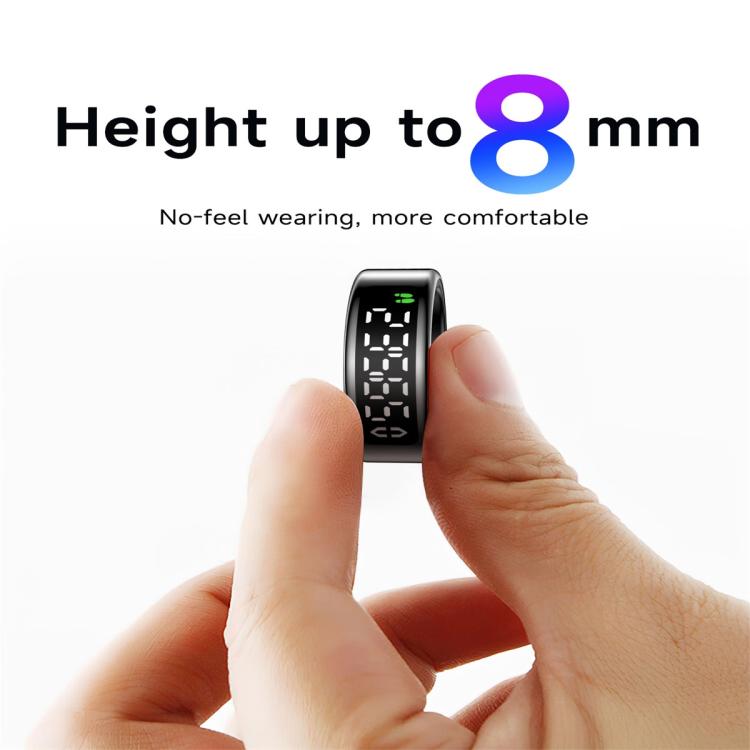 SY01 SIZE 12 Smart Ring, Support Heart Rate / Blood Oxygen / Sleep Monitoring / Multiple Sport Modes(Silver) - free shipping - PMC TechLife - Order now!