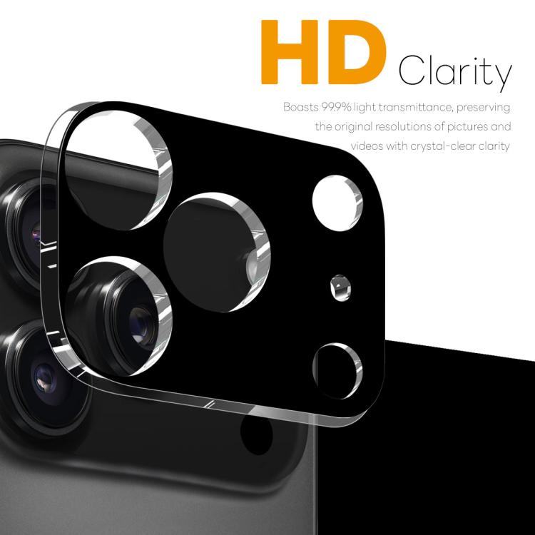 For iPhone 17 Pro Max NORTHJO Camera Lens Protector 3D HD Tempered Glass Film(Black) - iPhone 17 Pro Max Tempered Glass by NORTHJO | Online Shopping South Africa | PMC TechLife | Buy Now Pay Later Mobicred