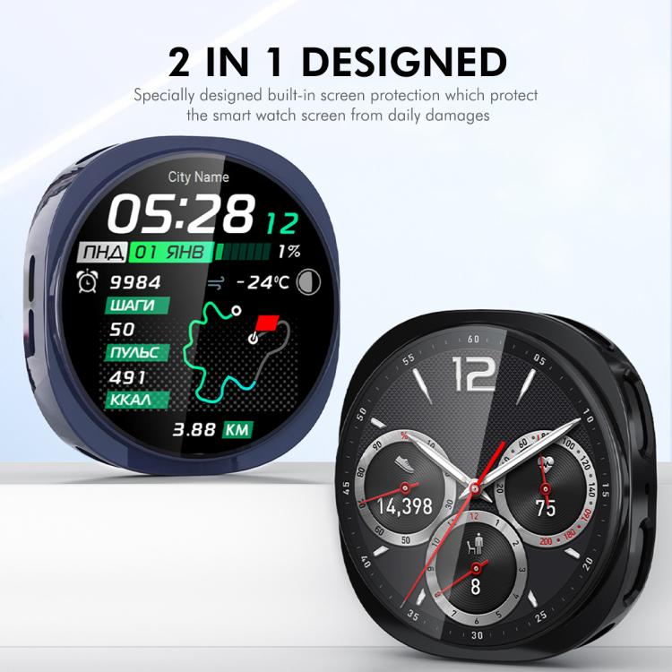 For Samsung Galaxy Watch8 40mm ENKAY Hat-Prince Full Coverage Electroplated Soft TPU Case with Screen Protection(Silver) - free shipping - PMC TechLife - Order now!