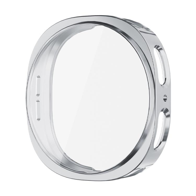 For Samsung Galaxy Watch8 44mm ENKAY Hat-Prince Full Coverage Electroplated Soft TPU Case with Screen Protection(Silver) - free shipping - PMC TechLife - Order now!