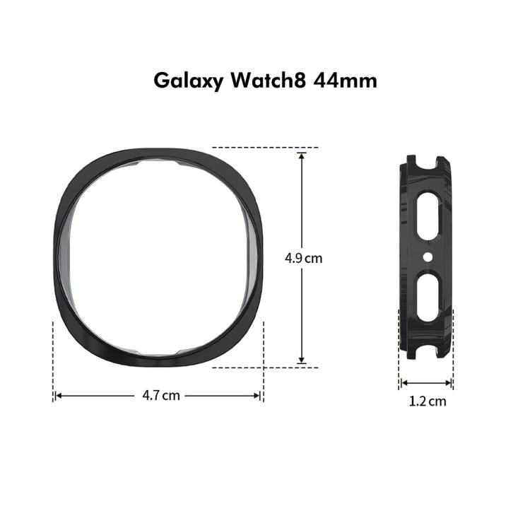 For Samsung Galaxy Watch8 44mm ENKAY Hat-Prince Full Coverage Electroplated Soft TPU Case with Screen Protection(Silver) - free shipping - PMC TechLife - Order now!
