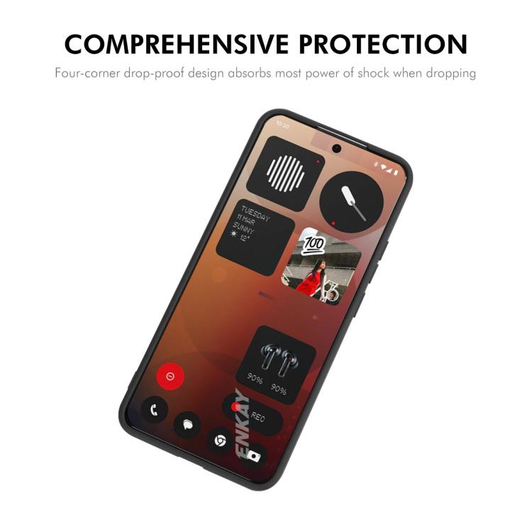 For Nothing Phone 3 ENKAY Liquid Silicone Soft Shockproof Phone Case(Dark Blue) - free shipping - PMC TechLife - Order now!