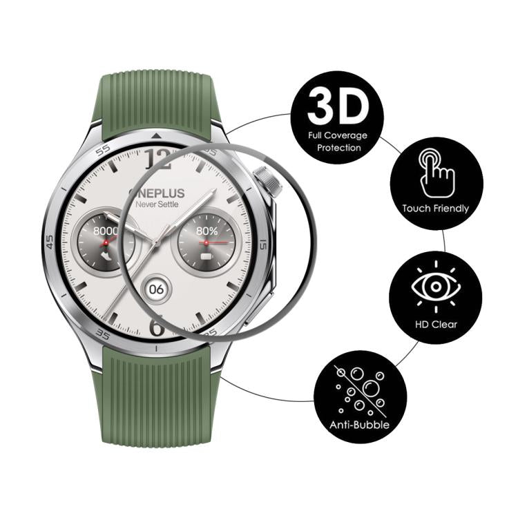 For OnePlus Watch 3 46mm 5pcs ENKAY 3D Full Coverage Soft PC Edge PMMA HD Screen Protector Film - free shipping - PMC TechLife - Order now!