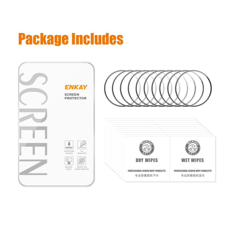 For OnePlus Watch 3 46mm 10pcs ENKAY 3D Full Coverage Soft PC Edge PMMA HD Screen Protector Film - free shipping - PMC TechLife - Order now!