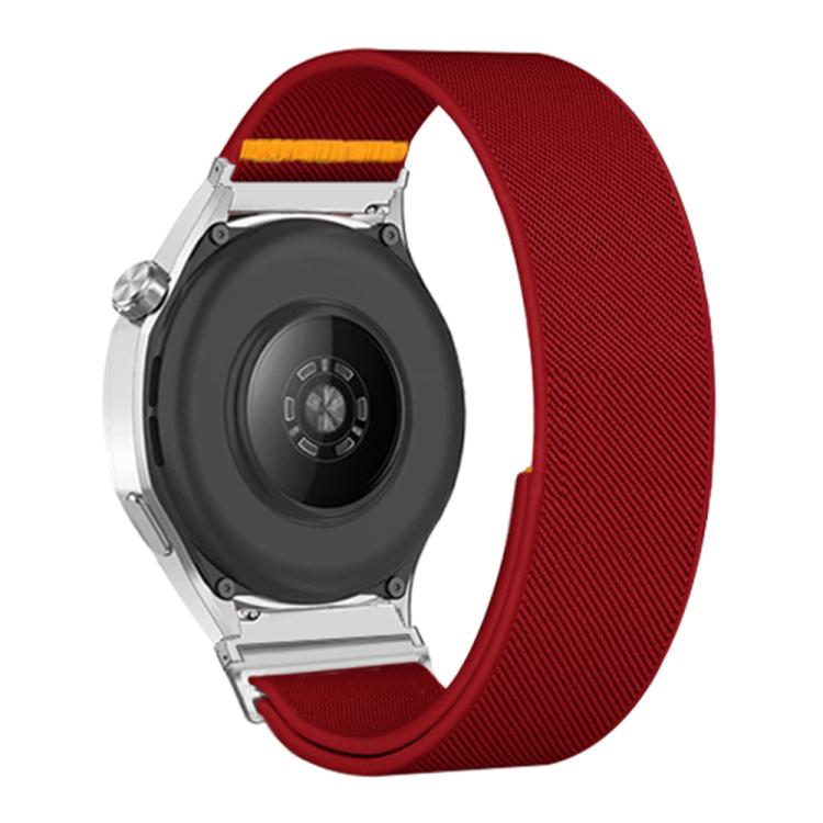 18mm Adjustable Single Loop Elastic Nylon Watch Band(Red) - free shipping - PMC TechLife - Order now!