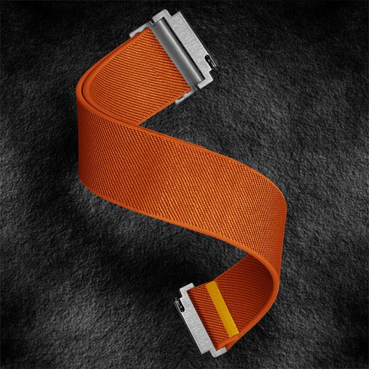 22mm Adjustable Single Loop Elastic Nylon Watch Band(Orange) - free shipping - PMC TechLife - Order now!