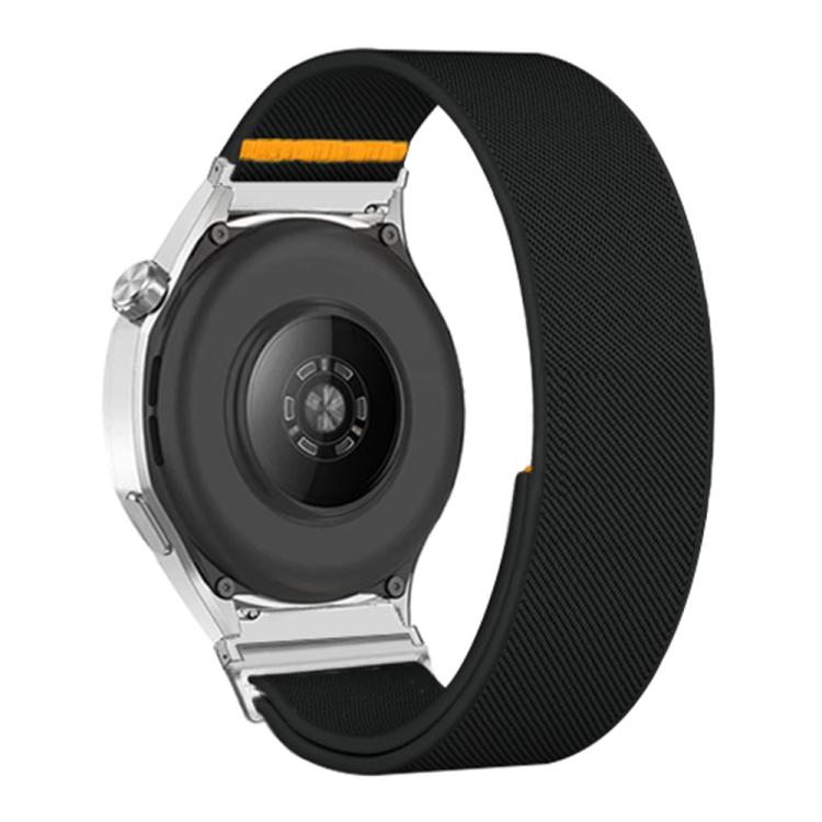 22mm Adjustable Single Loop Elastic Nylon Watch Band(Black) - free shipping - PMC TechLife - Order now!