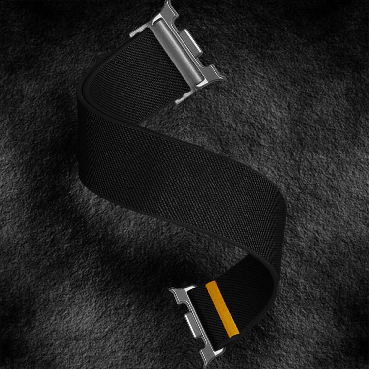 For Samsung Galaxy Watch8 / Watch8 Classic Adjustable Single Loop Elastic Nylon Watch Band(Black) - free shipping - PMC TechLife - Order now!