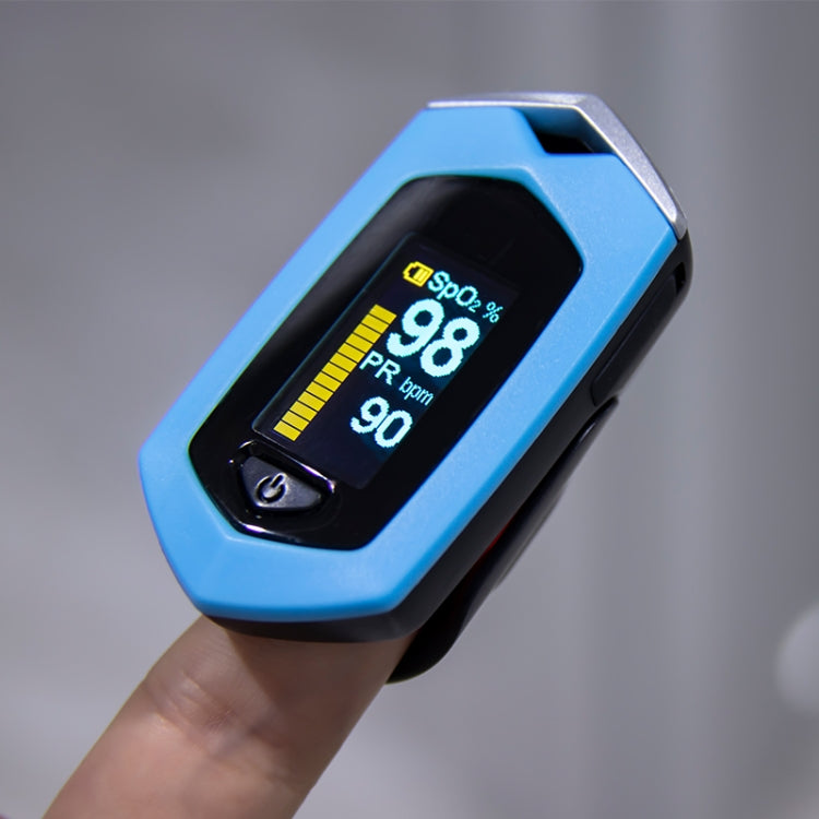 Portable Pulsioximetro Finger spo2 Pulse Oxymeter Blood Oxygen Monitor Saturatiemeter (Blue) - free shipping - PMC TechLife - Order now!