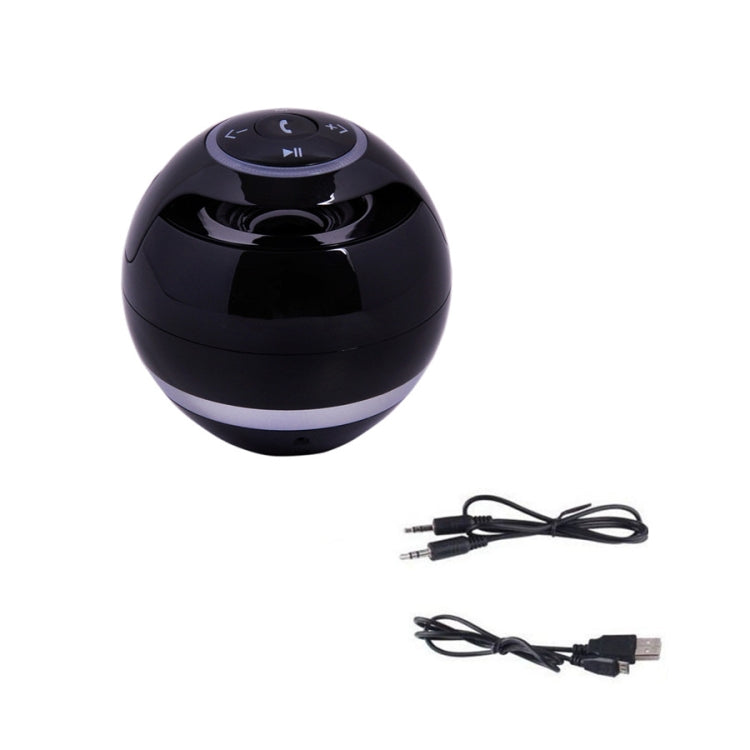 A18 Ball Bluetooth Speaker with LED Light Portable Wireless Mini Speaker Mobile Music MP3 Subwoofer Support TF (Blue) - Desktop Speaker by T&G | Online Shopping South Africa | PMC Jewellery | Buy Now Pay Later Mobicred