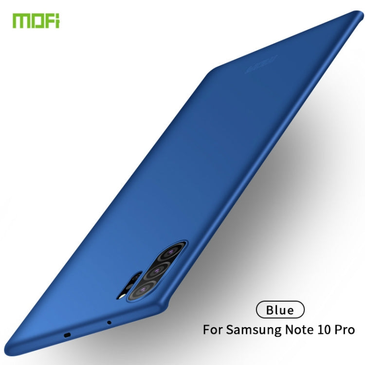 MOFI Frosted PC Ultra-thin Hard Case for Galaxy Note10 Pro(Blue) - Galaxy Phone Cases by MOFI | Online Shopping South Africa | PMC Jewellery
