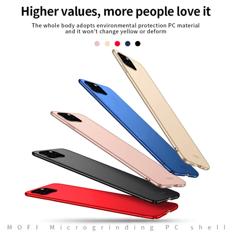 For iPhone 11 Pro Max MOFI Frosted PC Ultra-thin Hard Case (Rose gold) - iPhone 11 Pro Max Cases by MOFI | Online Shopping South Africa | PMC Jewellery