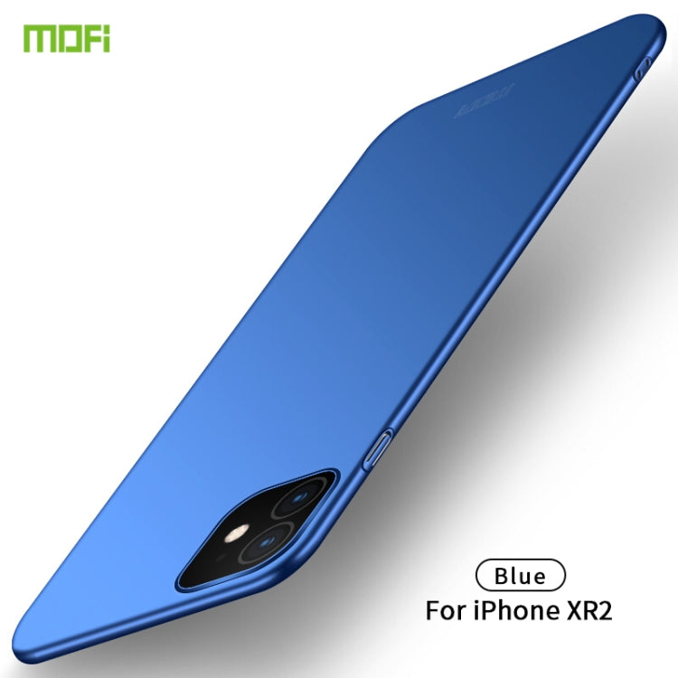 For iPhone 11 MOFI Frosted PC Ultra-thin Hard Case (Blue) - iPhone 11 Cases by MOFI | Online Shopping South Africa | PMC Jewellery