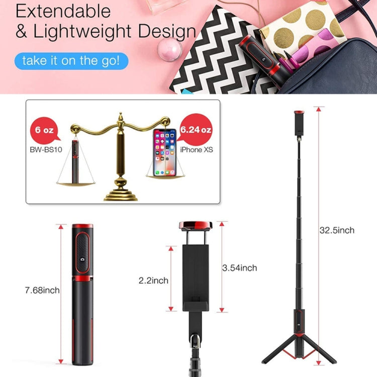 M18 Portable Selfie Stick Remote Control Mobile Phone Holder(Black Tarnish) - Selfie Sticks by PMC Jewellery | Online Shopping South Africa | PMC Jewellery | Buy Now Pay Later Mobicred