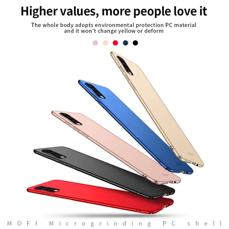 For Galaxy A50 MOFI Frosted PC Ultra-thin Hard Case(Red) - Galaxy Phone Cases by MOFI | Online Shopping South Africa | PMC TechLife