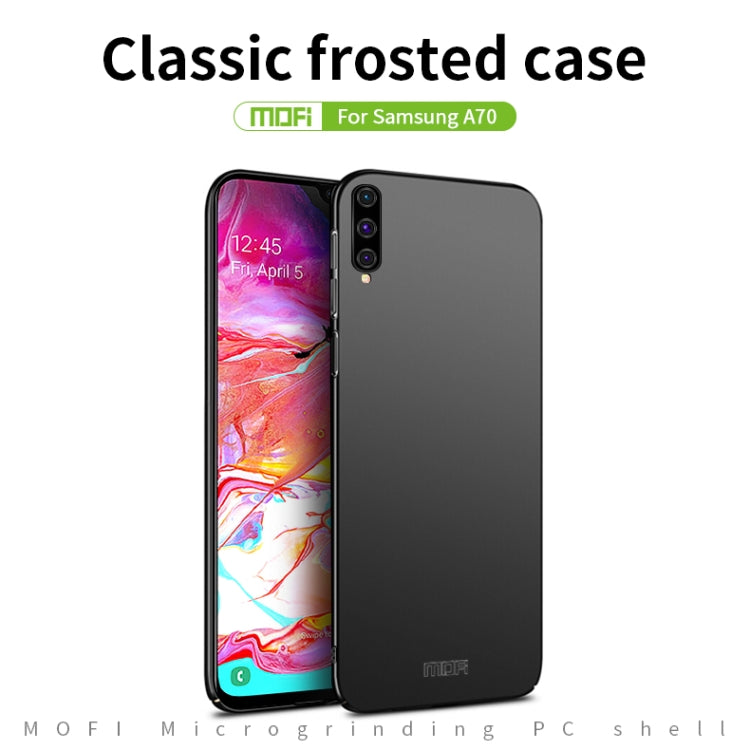 For Galaxy A70 MOFI Frosted PC Ultra-thin Hard Case(Red) - Galaxy Phone Cases by MOFI | Online Shopping South Africa | PMC Jewellery