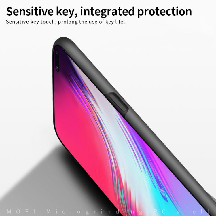 For Galaxy S10 5G MOFI Frosted PC Ultra-thin Hard Case(Gold) - Galaxy Phone Cases by MOFI | Online Shopping South Africa | PMC TechLife | Buy Now Pay Later Mobicred