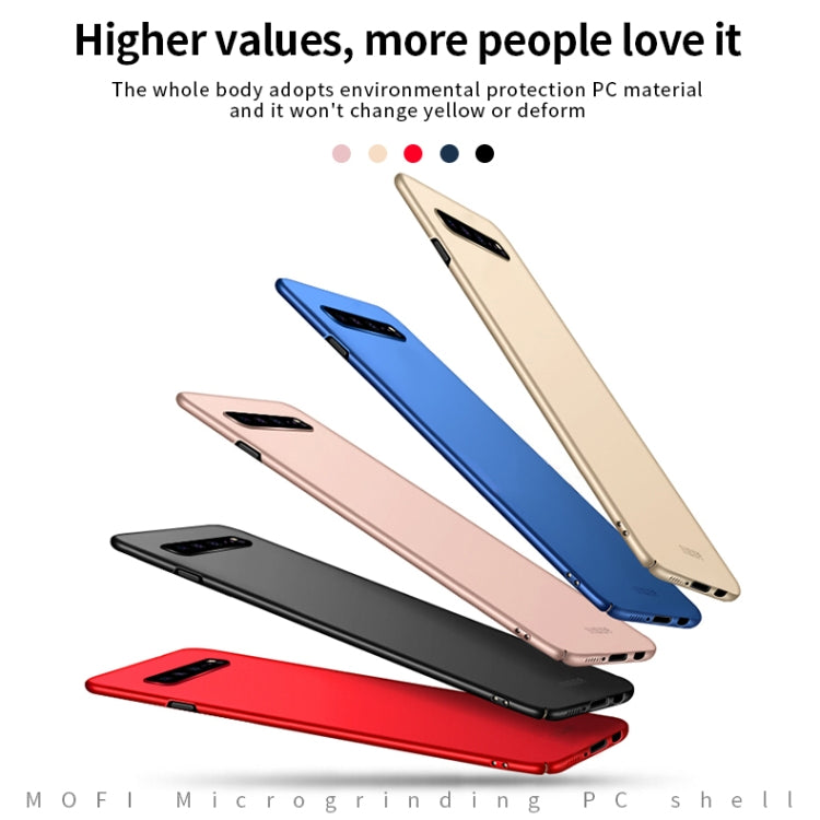For Galaxy S10 5G MOFI Frosted PC Ultra-thin Hard Case(Red) - Galaxy Phone Cases by MOFI | Online Shopping South Africa | PMC TechLife | Buy Now Pay Later Mobicred