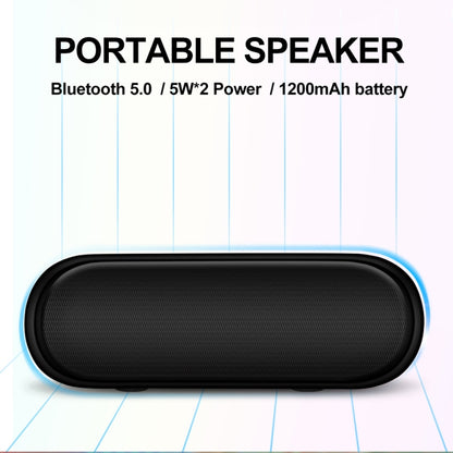 NBY 4070 Portable Bluetooth Speaker 3D Stereo Sound Surround Speakers, Support FM, TF, AUX, U-disk(Black) - Desktop Speaker by NBY | Online Shopping South Africa | PMC Jewellery | Buy Now Pay Later Mobicred