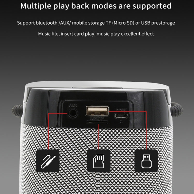 NBY 6650 Portable Multi-function Bluetooth Speaker 3D Surround Stereo Sound, Support Wireless Charging(Pinple) - free shipping - PMC Jewellery - Order now!