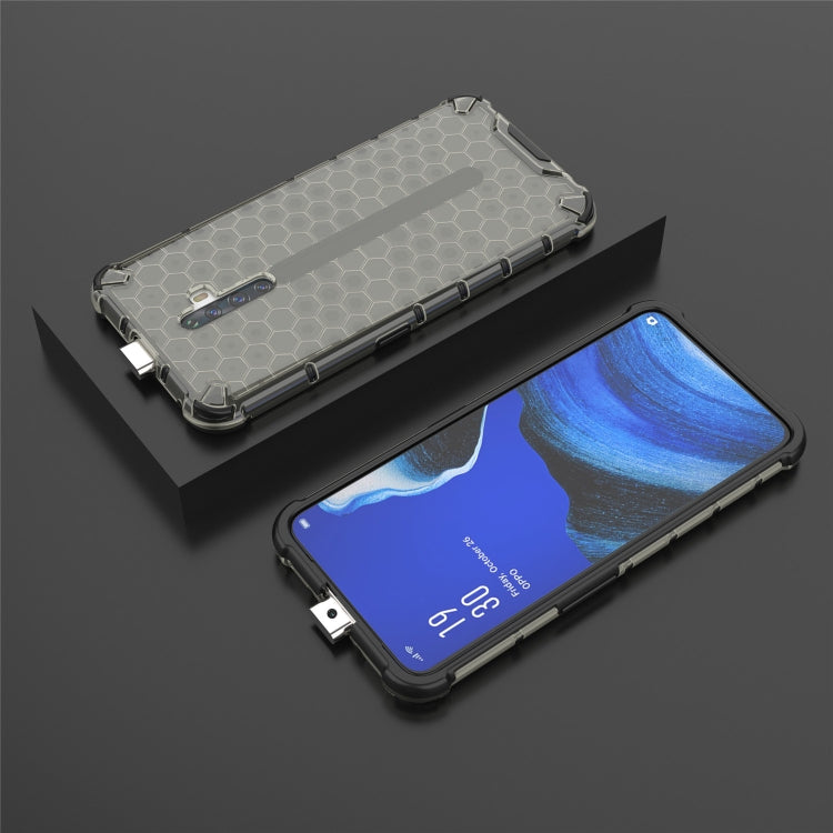 For Oppo Reno2 Z Shockproof Honeycomb PC + TPU Case(White) - OPPO Cases by PMC TechLife | Online Shopping South Africa | PMC TechLife