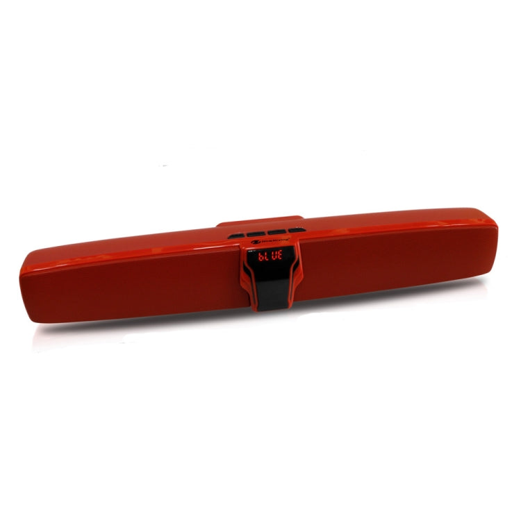 New Rixing NR7017 TWS Portable 10W Stereo Surround Soundbar Bluetooth Speaker with Microphone(Red) - Desktop Speaker by NewRixing | Online Shopping South Africa | PMC Jewellery | Buy Now Pay Later Mobicred