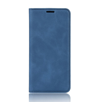 For OnePlus 7T Retro-skin Business Magnetic Suction Leather Case with Purse-Bracket-Chuck(Dark Blue) - OnePlus Cases by PMC Jewellery | Online Shopping South Africa | PMC Jewellery | Buy Now Pay Later Mobicred