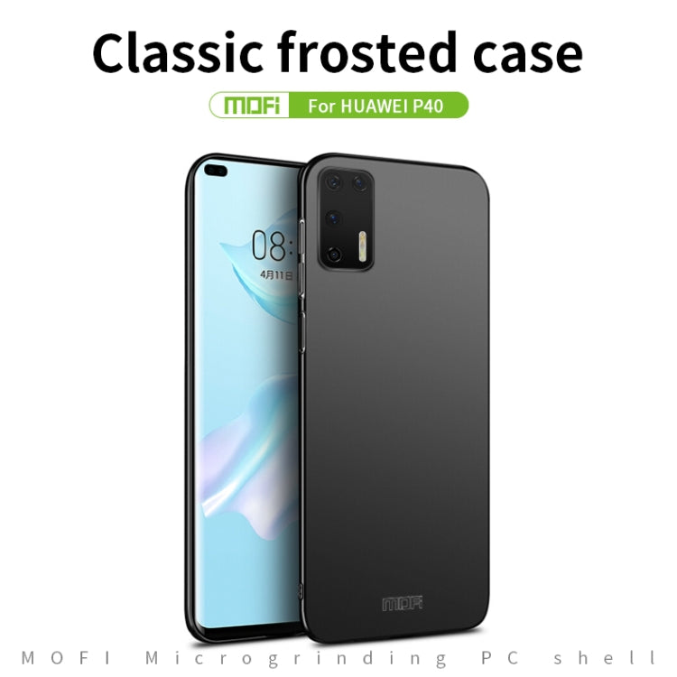 For Huawei P40 MOFI Frosted PC Ultra-thin Hard Case(Red) - Huawei Cases by MOFI | Online Shopping South Africa | PMC TechLife | Buy Now Pay Later Mobicred