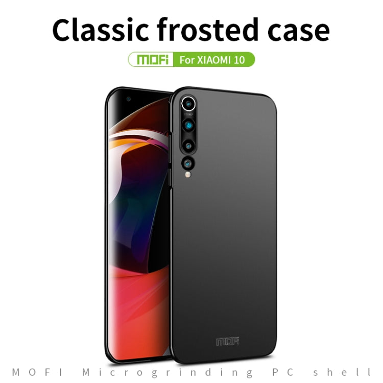 For Xiaomi Mi 10 MOFI Frosted PC Ultra-thin Hard Case(Red) - Xiaomi Cases by MOFI | Online Shopping South Africa | PMC TechLife