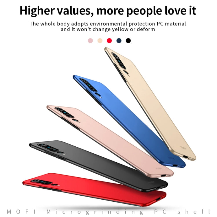 For Xiaomi Mi 10 MOFI Frosted PC Ultra-thin Hard Case(Red) - Xiaomi Cases by MOFI | Online Shopping South Africa | PMC TechLife