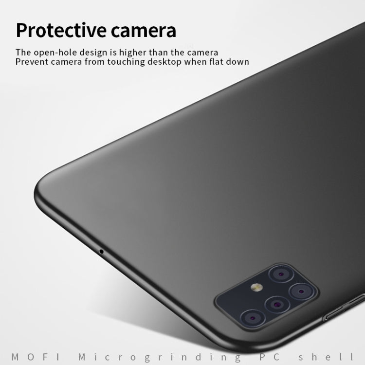 For Galaxy A71 MOFI Frosted PC Ultra-thin Hard Case(Blue) - Galaxy Phone Cases by MOFI | Online Shopping South Africa | PMC TechLife