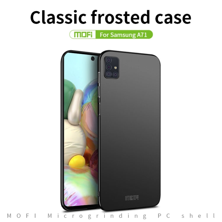For Galaxy A71 MOFI Frosted PC Ultra-thin Hard Case(Red) - Galaxy Phone Cases by MOFI | Online Shopping South Africa | PMC Jewellery