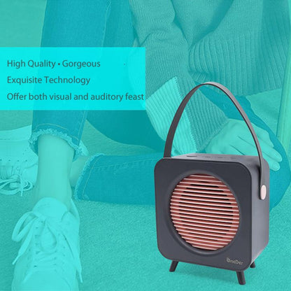 Oneder V9 Fabric Portable Wireless Bluetooth Speaker Portable Card Subwoofer Creative Gift Mini Speaker(Cyan) - Desktop Speaker by OneDer | Online Shopping South Africa | PMC Jewellery | Buy Now Pay Later Mobicred