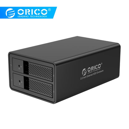 ORICO 9528U3 3.5-Inch External Hard Drive Enclosure(Black) - HDD Enclosure by ORICO | Online Shopping South Africa | PMC Jewellery | Buy Now Pay Later Mobicred