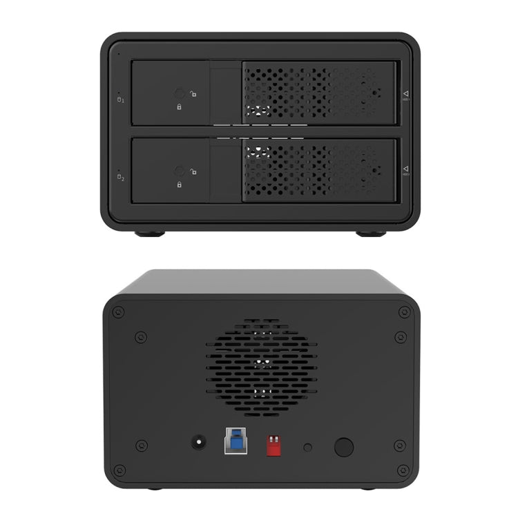 ORICO 9528RU3 3.5-Inch External Hard Drive Enclosure with RAID(Black) - HDD Enclosure by ORICO | Online Shopping South Africa | PMC Jewellery | Buy Now Pay Later Mobicred