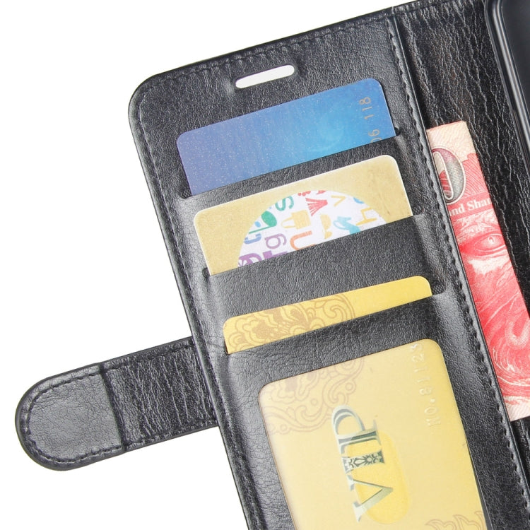 For OPPO Realme 6 R64 Texture Single Horizontal Flip Protective Case with Holder & Card Slots & Wallet& Photo Frame(Black) - Realme Cases by PMC TechLife | Online Shopping South Africa | PMC TechLife | Buy Now Pay Later Mobicred