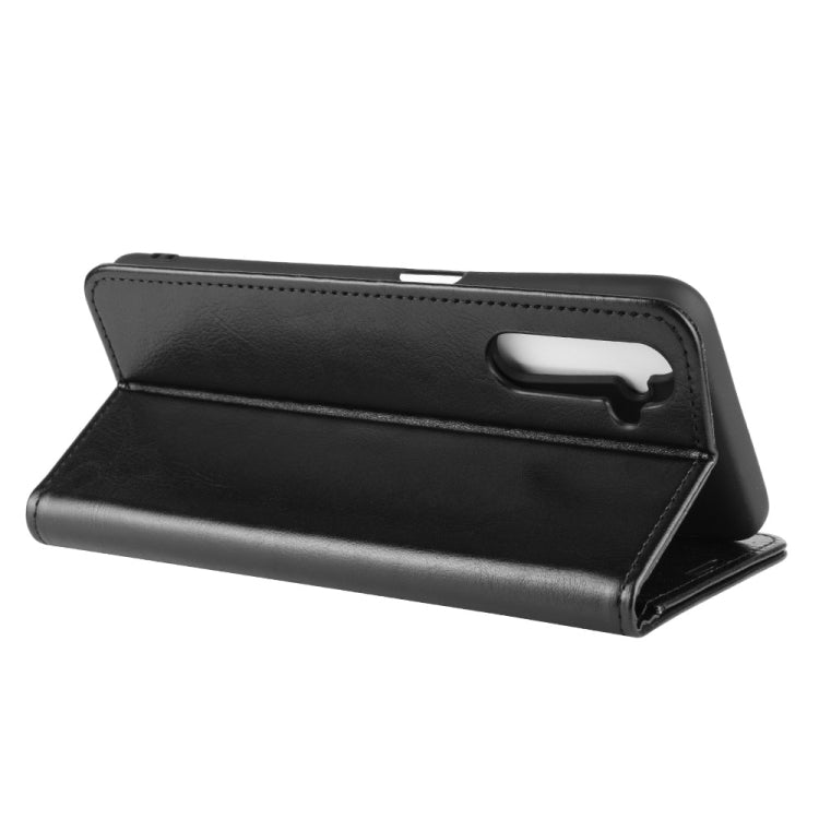 For OPPO Realme 6 R64 Texture Single Horizontal Flip Protective Case with Holder & Card Slots & Wallet& Photo Frame(Black) - Realme Cases by PMC TechLife | Online Shopping South Africa | PMC TechLife | Buy Now Pay Later Mobicred