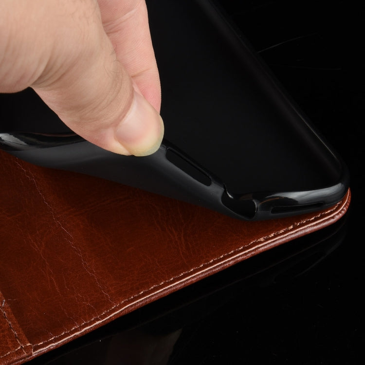 For OPPO Realme 6 R64 Texture Single Horizontal Flip Protective Case with Holder & Card Slots & Wallet& Photo Frame(Black) - Realme Cases by PMC TechLife | Online Shopping South Africa | PMC TechLife | Buy Now Pay Later Mobicred
