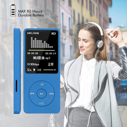 Fashion Portable LCD Screen FM Radio Video Games Movie MP3 MP4 Player Mini Walkman, Memory Capacity:4GB(Blue) - MP3 Player by PMC Jewellery | Online Shopping South Africa | PMC Jewellery | Buy Now Pay Later Mobicred