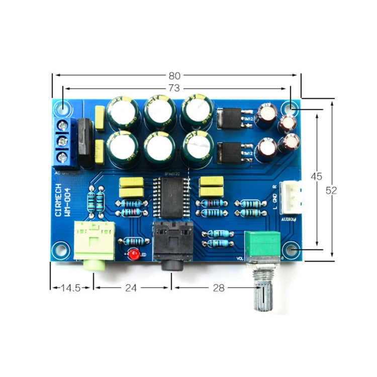 TPA6120 Amp Board HIFI TPA6120A2 Enthusiast Grade Headphone Amplifier Board Zero Noise Board - Breadboard / Amplifier Board by PMC Jewellery | Online Shopping South Africa | PMC Jewellery | Buy Now Pay Later Mobicred