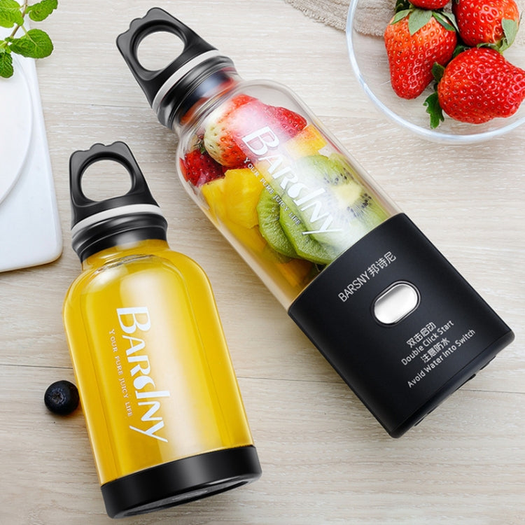 Multifunctional Juicer Rotatory Extractor Cup Portable USB Charge Juicer Blender with 6 Blades(Black) - free shipping - PMC TechLife - Order now!