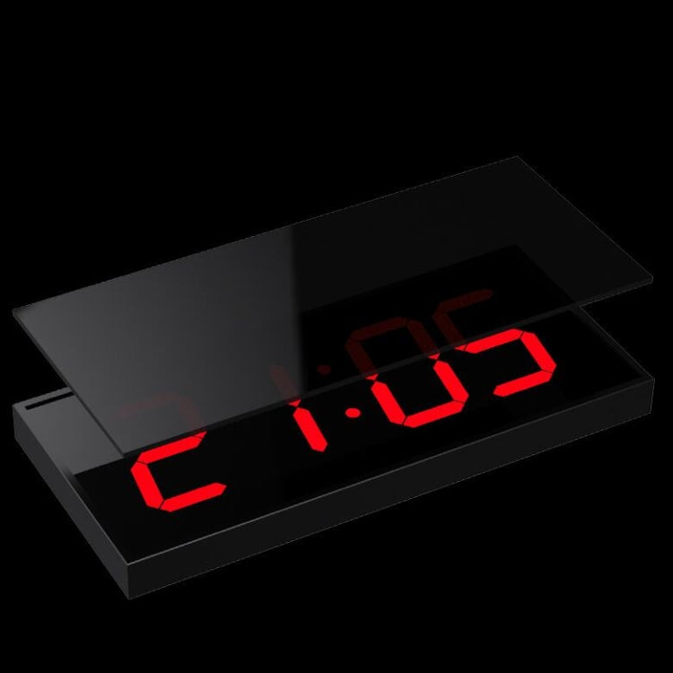 LED Large Screen Digital Electronic Clock Remote Control Double-sided Wall Clock (Red) - free shipping - PMc TechLife - Order now!