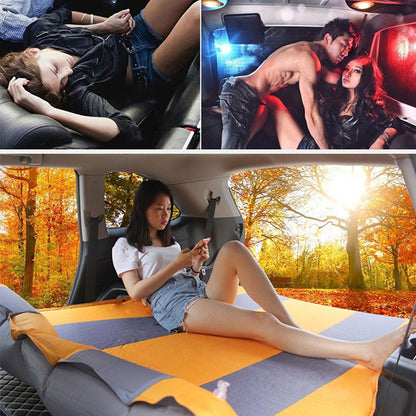 Inflatable Automatic SUV Car Inflatable Bed Travel Car Outdoor Air Mattress Bed Car Auto Sources Bed Travel Bed(Blue) - Seat Accessories by PMC Jewellery | Online Shopping South Africa | PMC Jewellery | Buy Now Pay Later Mobicred