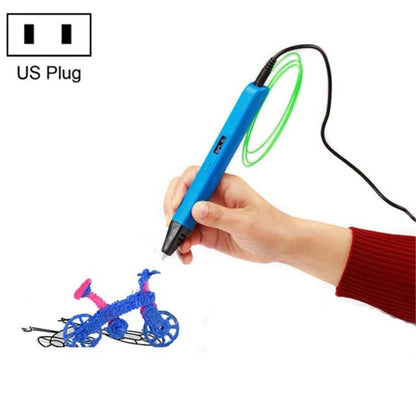 RP800A Childrens Educational Toys 3D Printing Pen, Plug Type:US Plug(Blue) - 3D Printer by PMC Jewellery | Online Shopping South Africa | PMC Jewellery | Buy Now Pay Later Mobicred