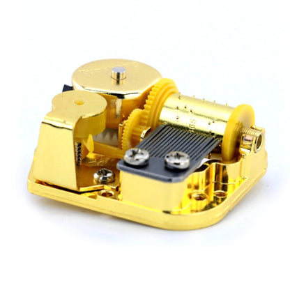 Eight-tone Gold-plated Bar Repair Parts DIY Sky City Paperback Music Box(Memory) - Music Box by PMC Jewellery | Online Shopping South Africa | PMC Jewellery | Buy Now Pay Later Mobicred