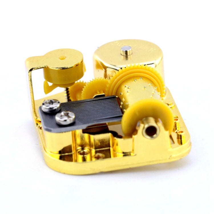 Eight-tone Gold-plated Bar Repair Parts DIY Sky City Paperback Music Box(My Heart Will Always Be) - Music Box by PMC Jewellery | Online Shopping South Africa | PMC Jewellery | Buy Now Pay Later Mobicred