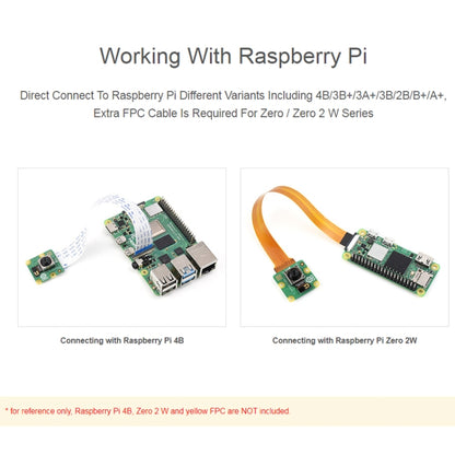 Waveshare For Raspberry Pi Camera Module 3, High Resolution, Auto-Focus 12MP, IMX708, 75° FOV, 23943 - Raspberry Pi Accessories by PMC Jewellery | Online Shopping South Africa | PMC Jewellery | Buy Now Pay Later Mobicred