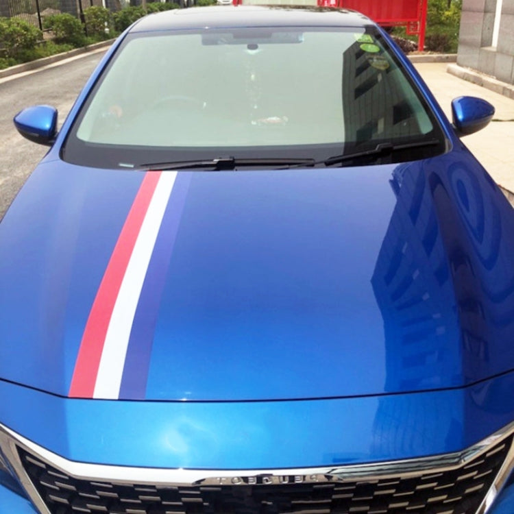 Flag Striped Car Hood Vinyl Sticker Body Decal(france) - Decorative Sticker by PMC Jewellery | Online Shopping South Africa | PMC Jewellery | Buy Now Pay Later Mobicred