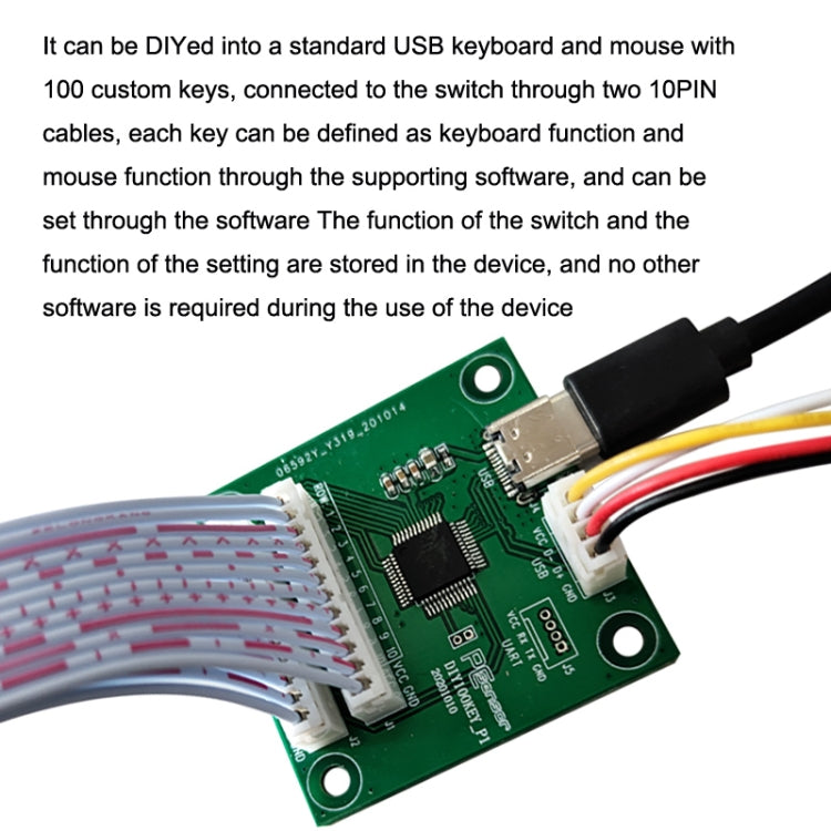 Pcsensor 100-Key Touch Switch Module Custom Keyboard And Mouse Test Development Board, Style:DIY - Other by Pcsensor | Online Shopping South Africa | PMC Jewellery | Buy Now Pay Later Mobicred